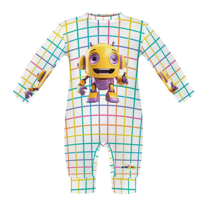 Cute Silly Robot Baby Romper--My Bright Side Clothing