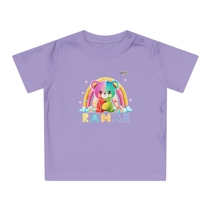 Cute Rainbow Teddy Bear Baby T-Shirt--My Bright Side Clothing