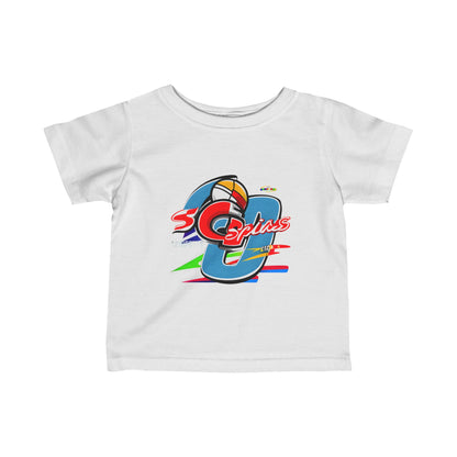 Cute Sports logo Infant Fine Jersey Tee-My Bright Side Clothing