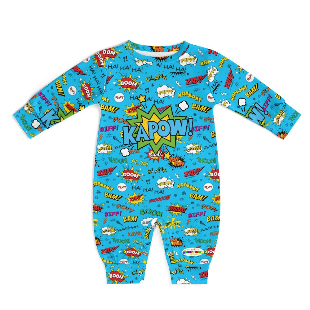 Superhero Theme Baby Romper-My Bright Side Clothing