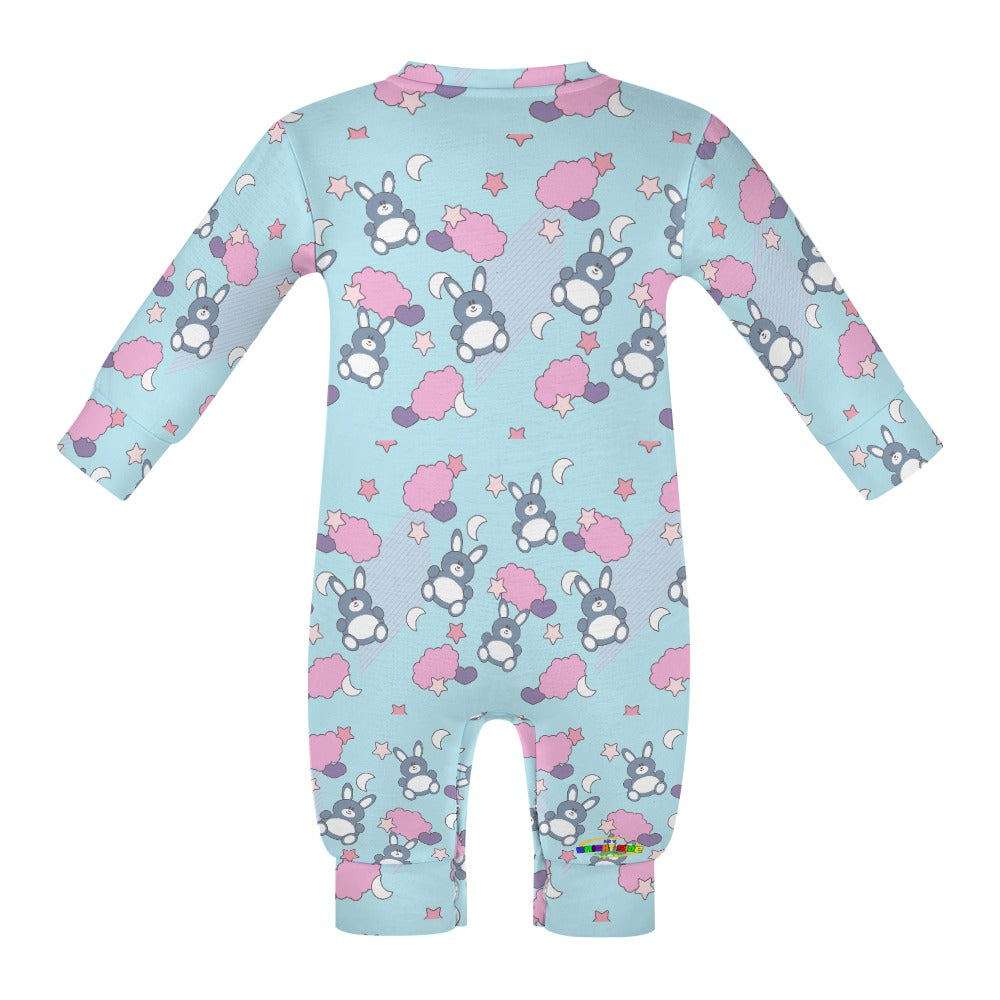 Cute Bunny Pattern Baby Romper-My Bright Side Clothing