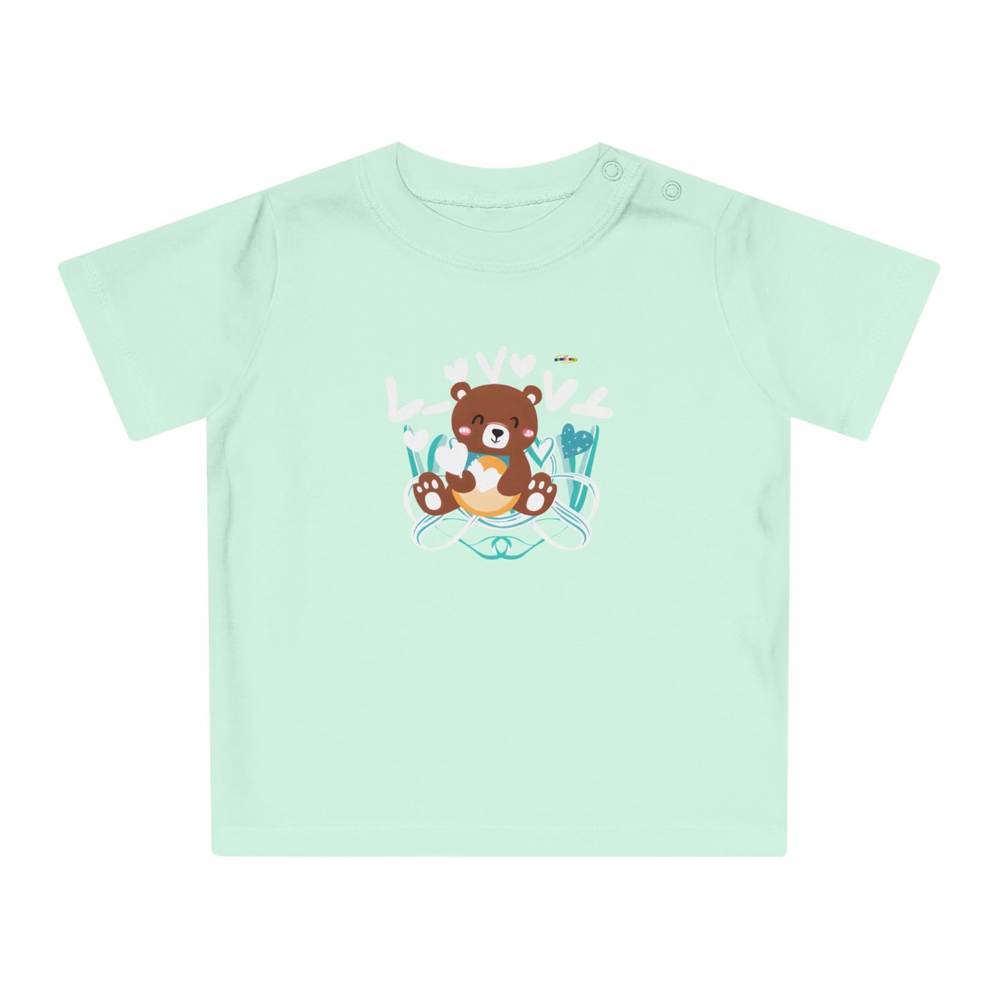 Cute Love Bear Baby T-Shirt-My Bright Side Clothing