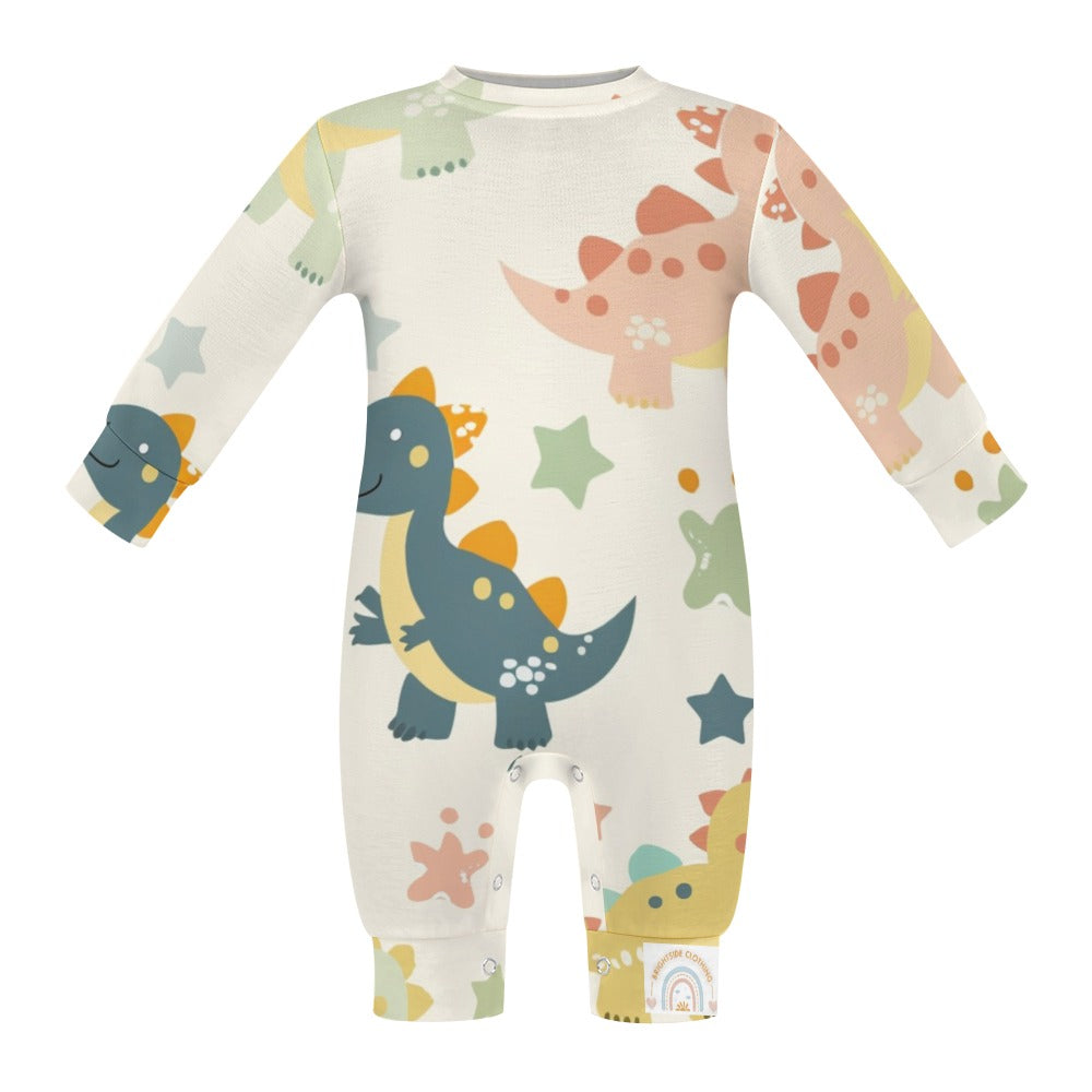 Cute Dinosaur & Stars Baby romper - My Brightside Clothing