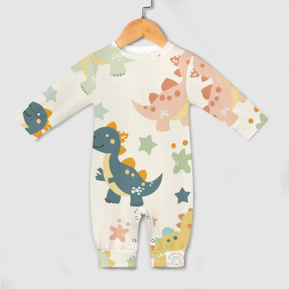 Cute Dinosaur & Stars Baby romper - My Brightside Clothing