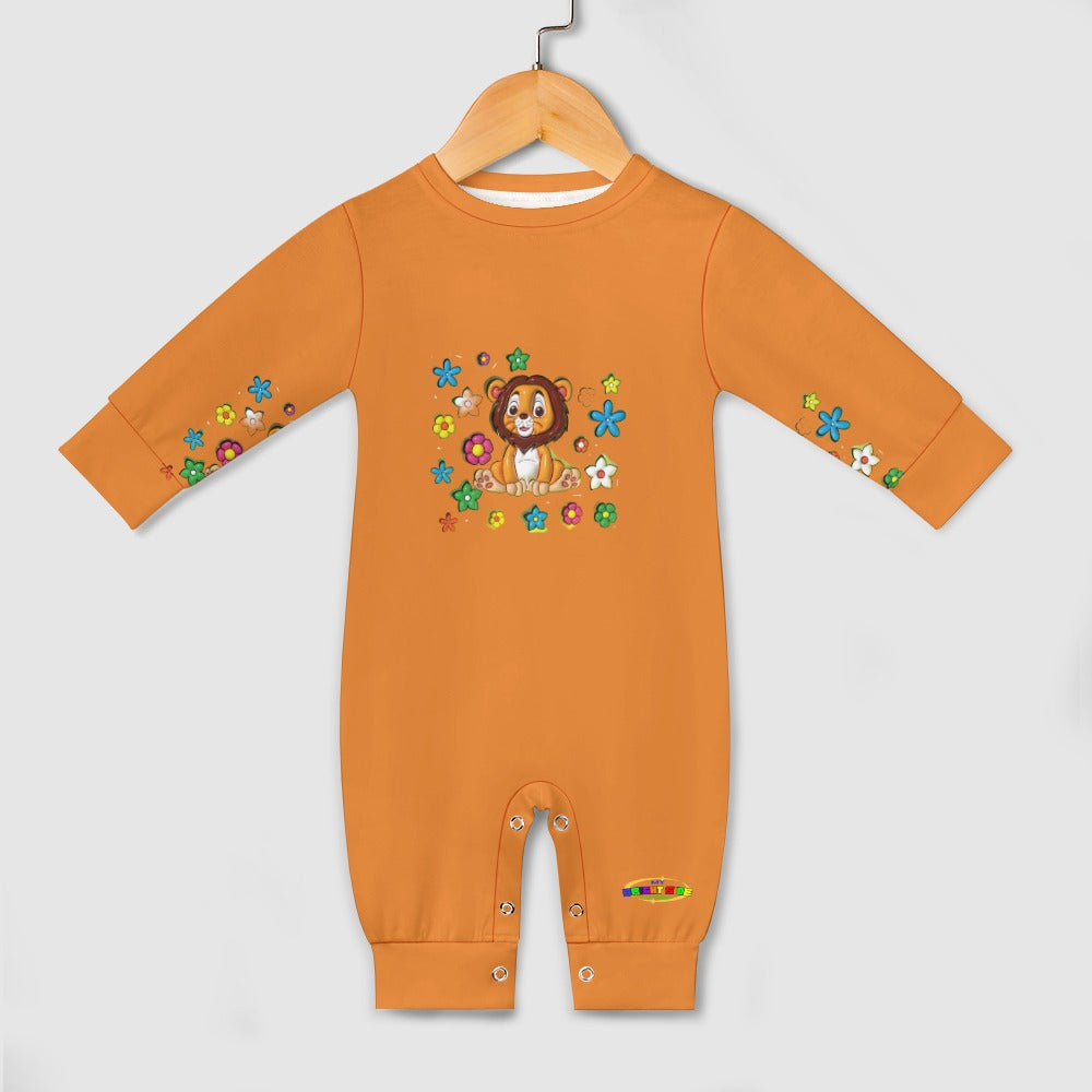 Cute Colourful Cartoon Lion Baby Romper-My Bright Side Clothing