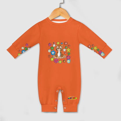 Cute Colourful Cartoon Tiger Baby Romper-My Bright Side Clothing