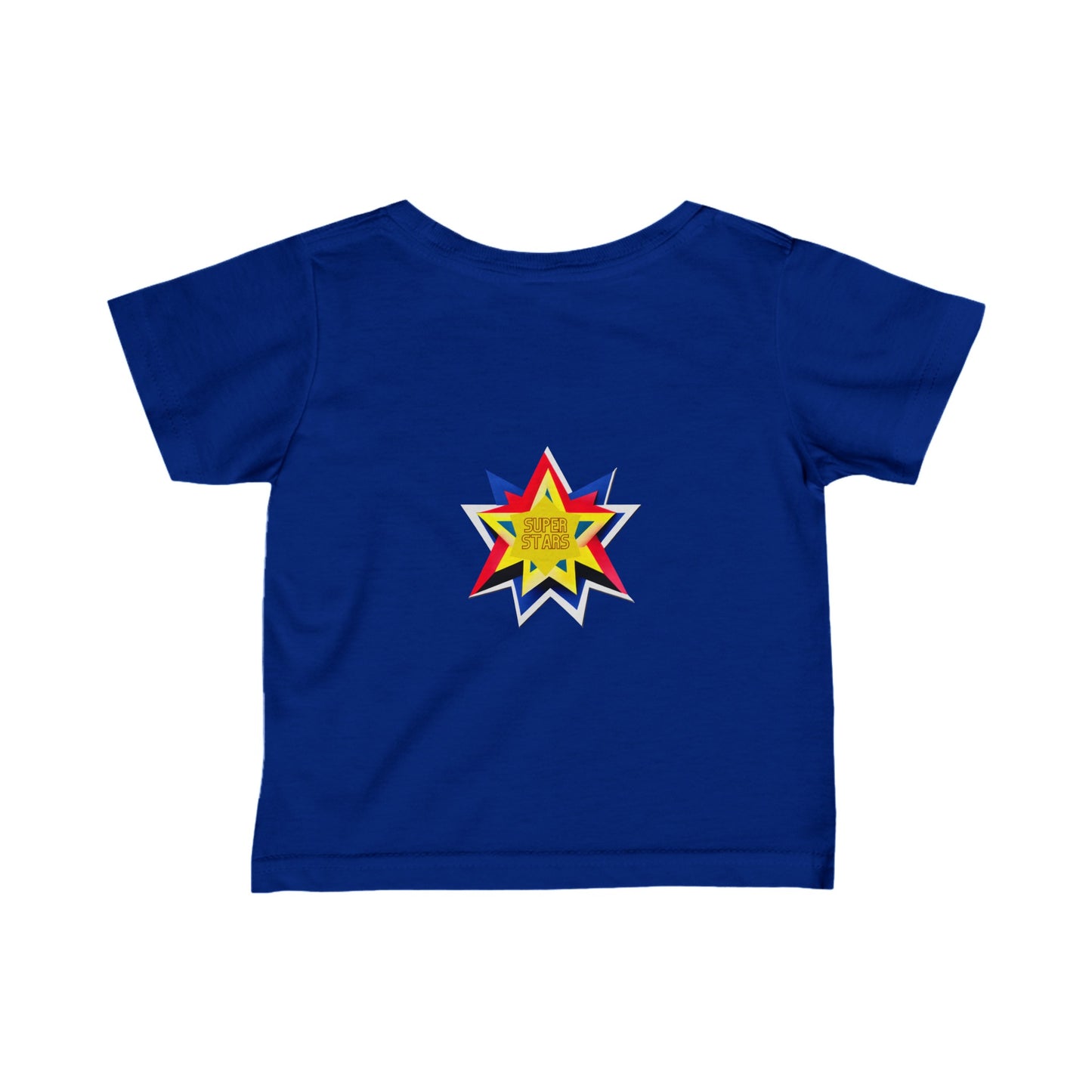 Cute Super Hero Super Stars Logo infant Fine Jersey Tee-My Bright Side Clothing