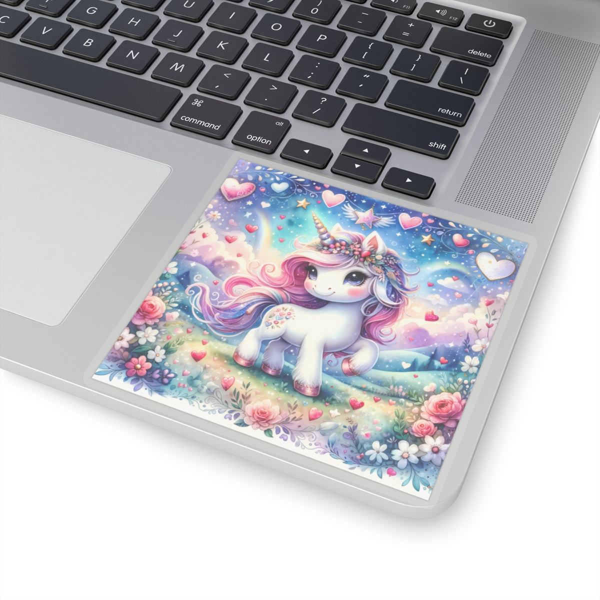 Magical Unicorn Love Kiss-Cut Sticker-My Bright Side Clothing