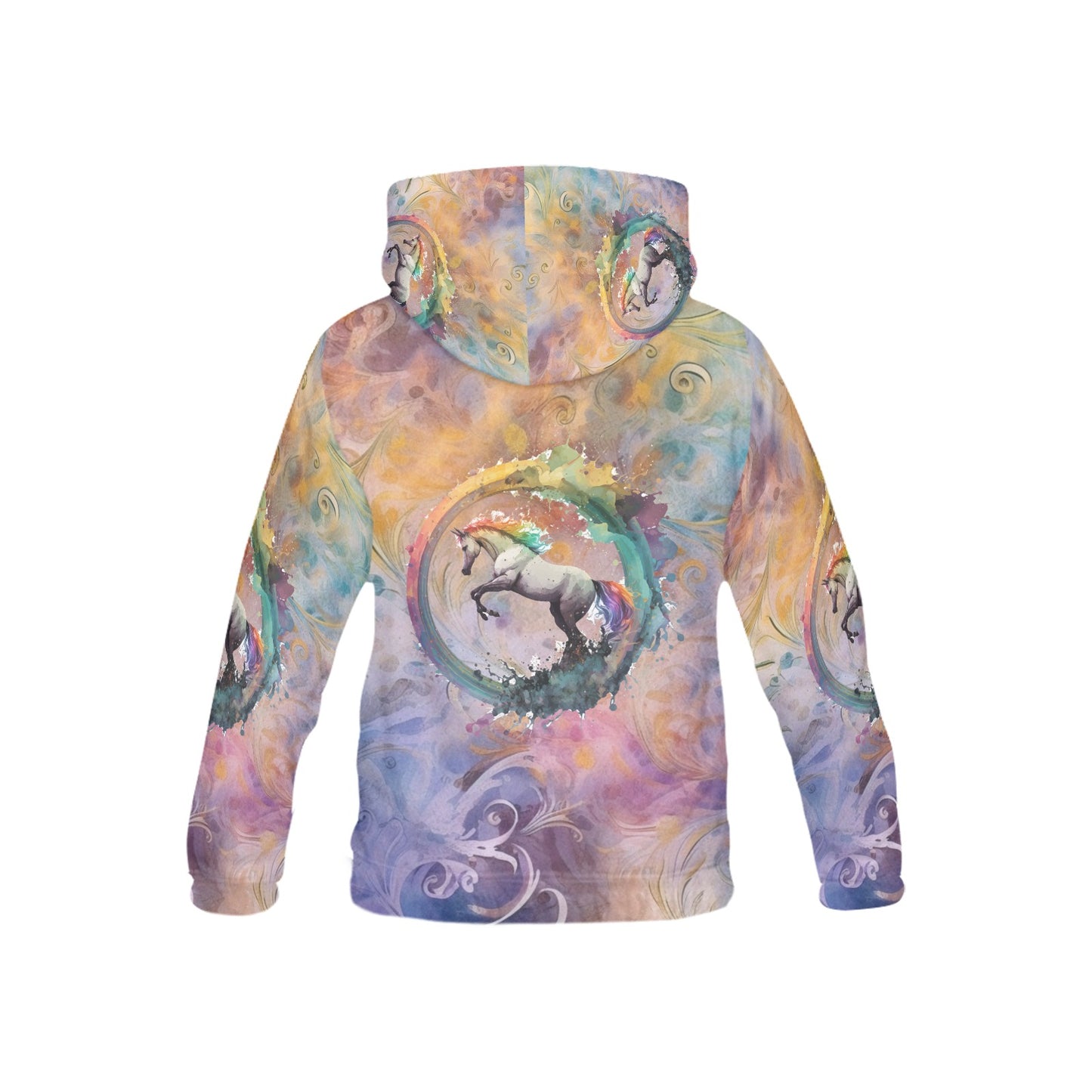 Beautiful Pastel Rainbow Unicorn Children's Hoodie--My Bright Side Clothing