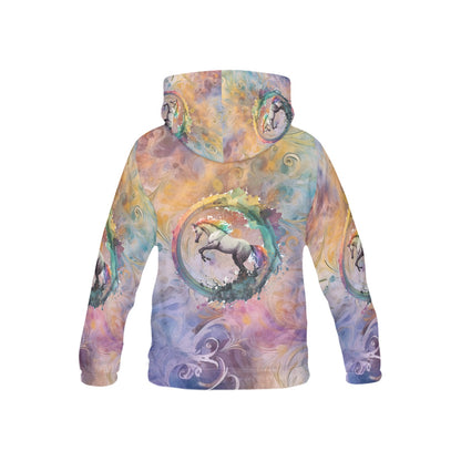 Beautiful Pastel Rainbow Unicorn Children's Hoodie--My Bright Side Clothing