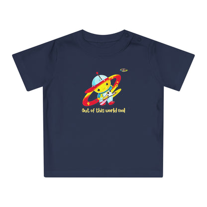 Cute Out of this world cool space boy graphic Baby T-Shirt-My Bright Side Clothing