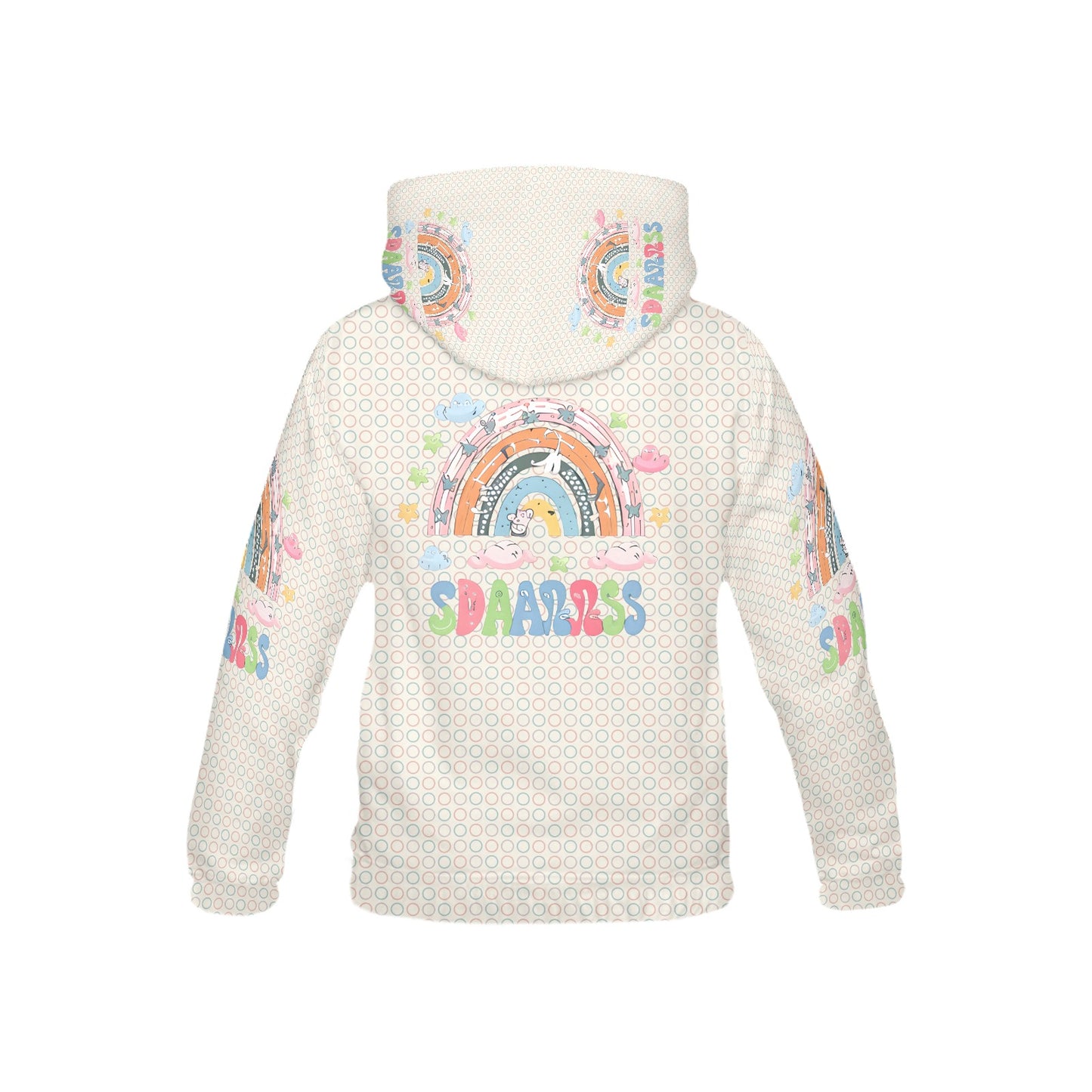 Lifes Amazing Pastel Rainbow Pattern and Graphic Children's Hoodie-My Bright Side Clothing