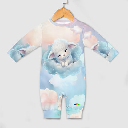 Cute Sleepy little Lamb Baby Romper-My Bright Side Clothing