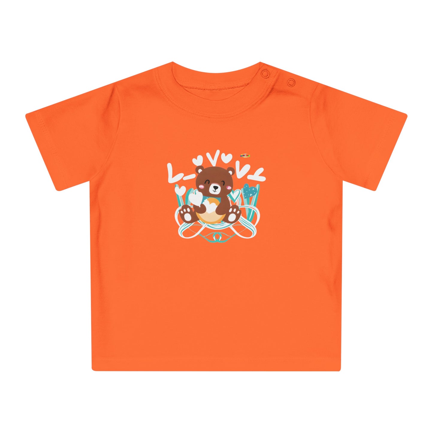 Cute Love Bear Baby T-Shirt-My Bright Side Clothing