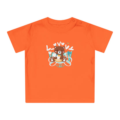 Cute Love Bear Baby T-Shirt-My Bright Side Clothing