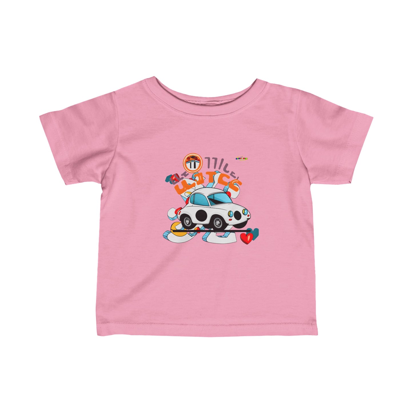 Cute Little Car Logo Infant Fine Jersey Tee-My Bright Side Clothing