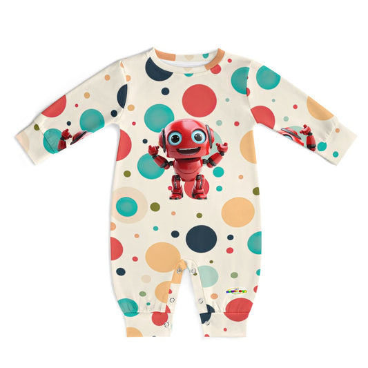 Cute Robot Baby Romper--My Bright Side Clothing