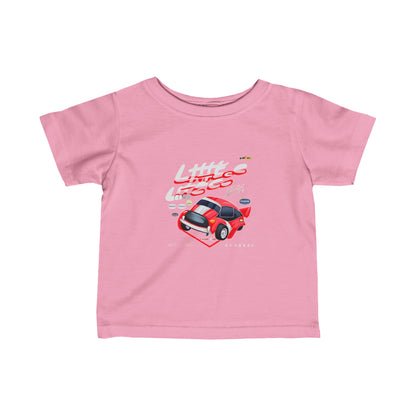 Little race car logo Infant Fine Jersey Tee-My Bright Side Clothing