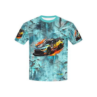 Vintage Sports Racing Car Children's T'shirt -My Bright Side Clothing