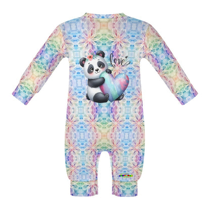 Cute Pastel Love Panda Baby Romper -My Bright Side Clothing.com