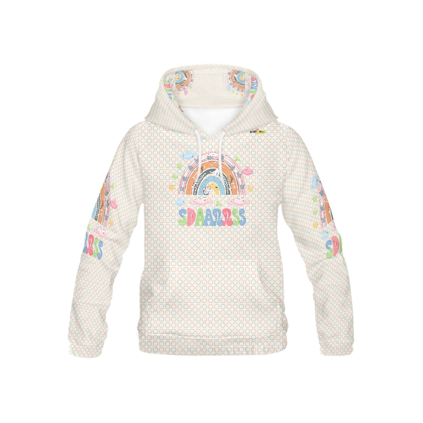 Lifes Amazing Pastel Rainbow Pattern and Graphic Children's Hoodie-My Bright Side Clothing