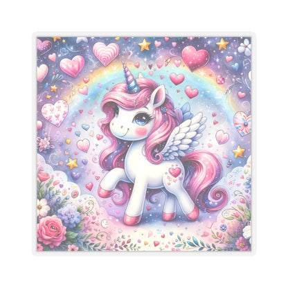 Magical Unicorn Love Kiss-Cut Sticker-My Bright Side Clothing