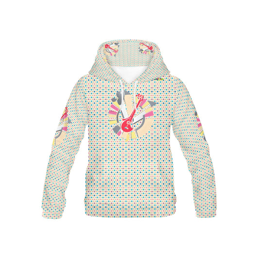 Paste; Music is my life Pattern and Graphic Children's Hoodie-My Bright Side Clothing