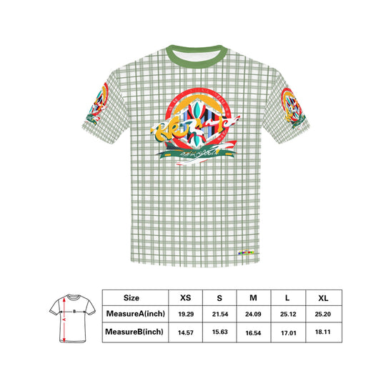 Retro Checkered Pattern and Logo Children's T-shirt -My Bright Side Clothing