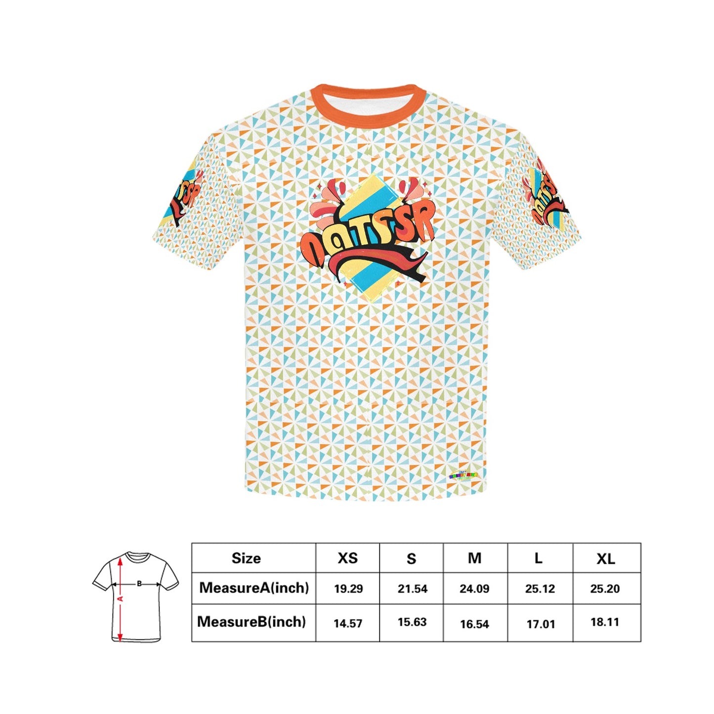 Retro Bright mind bright life subliminal message Pattern and Logo Children's T-shirt -My Bright Side Clothing