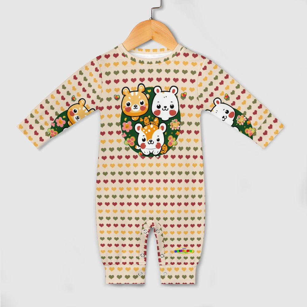 Cute Cartoon Animals Baby Romper-My Bright Side Clothing