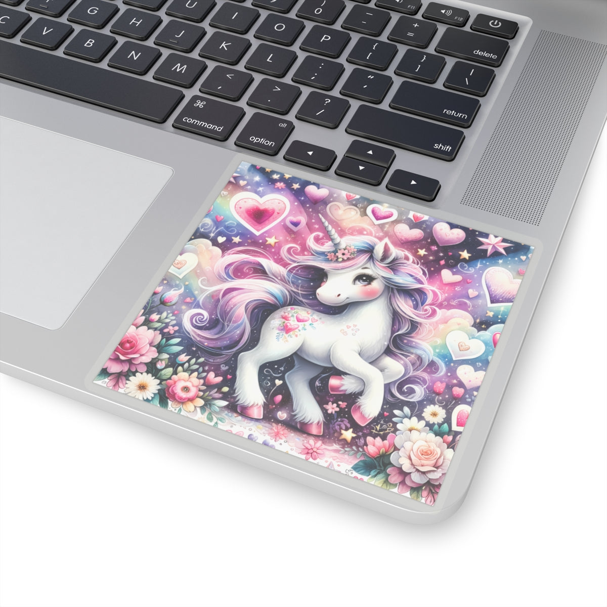 Magical Unicorn Love Kiss-Cut Sticker-My Bright Side Clothing