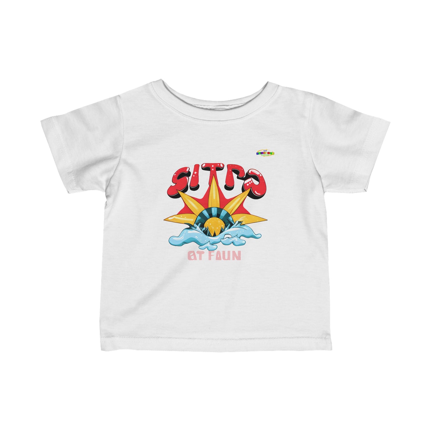 Rising With the sun Logo Infant Fine Jersey Tee-MyBrightSideClothing