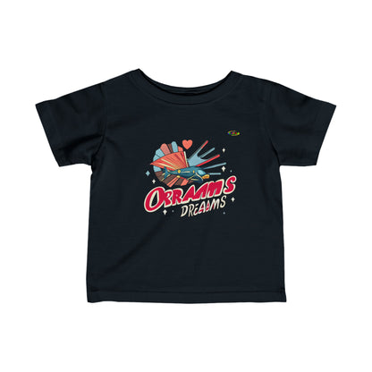 Cute Cool Flying Dreams Infant Fine Jersey Tee--My Bright Side Clothing