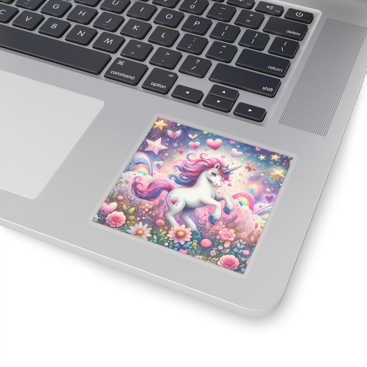 Magical Unicorn Love Kiss-Cut Sticker-My Bright Side Clothing