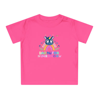 Cute Rainbow letters Baby Unicorn Baby T-Shirt--My Bight Side Clothing