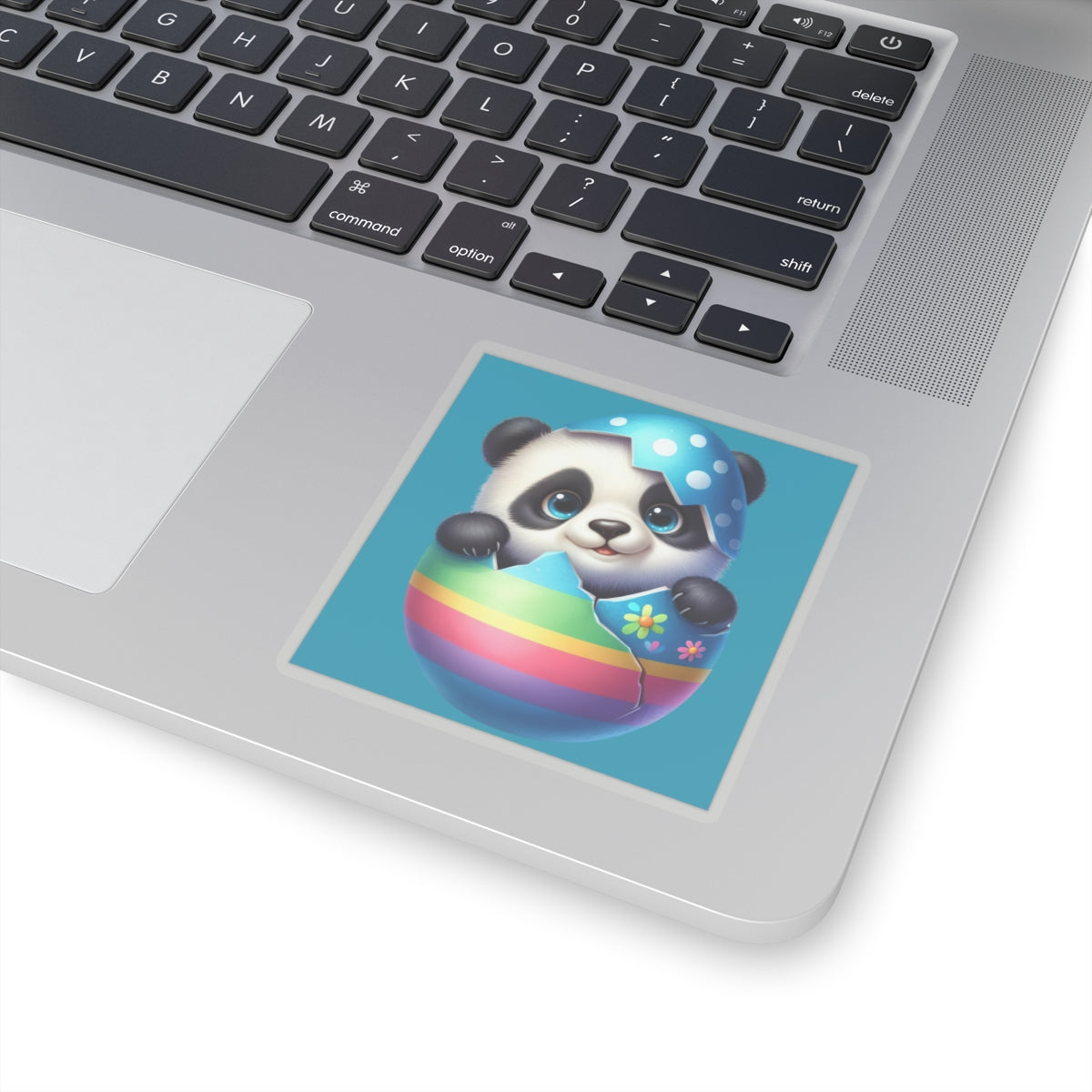 Cute and Sweet Little Panda Easter Egg -Kiss-Cut Sticker-My Bright Side Clothing