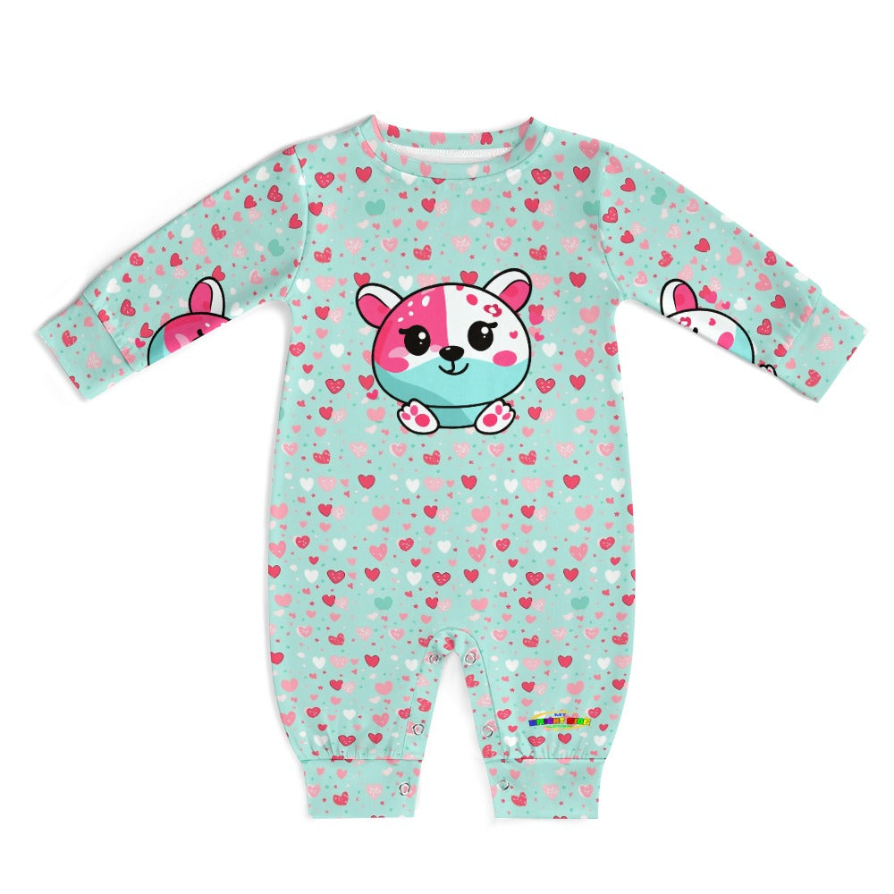 Cute Cartoon Puppy Baby Romper-My Bright Side Clothing