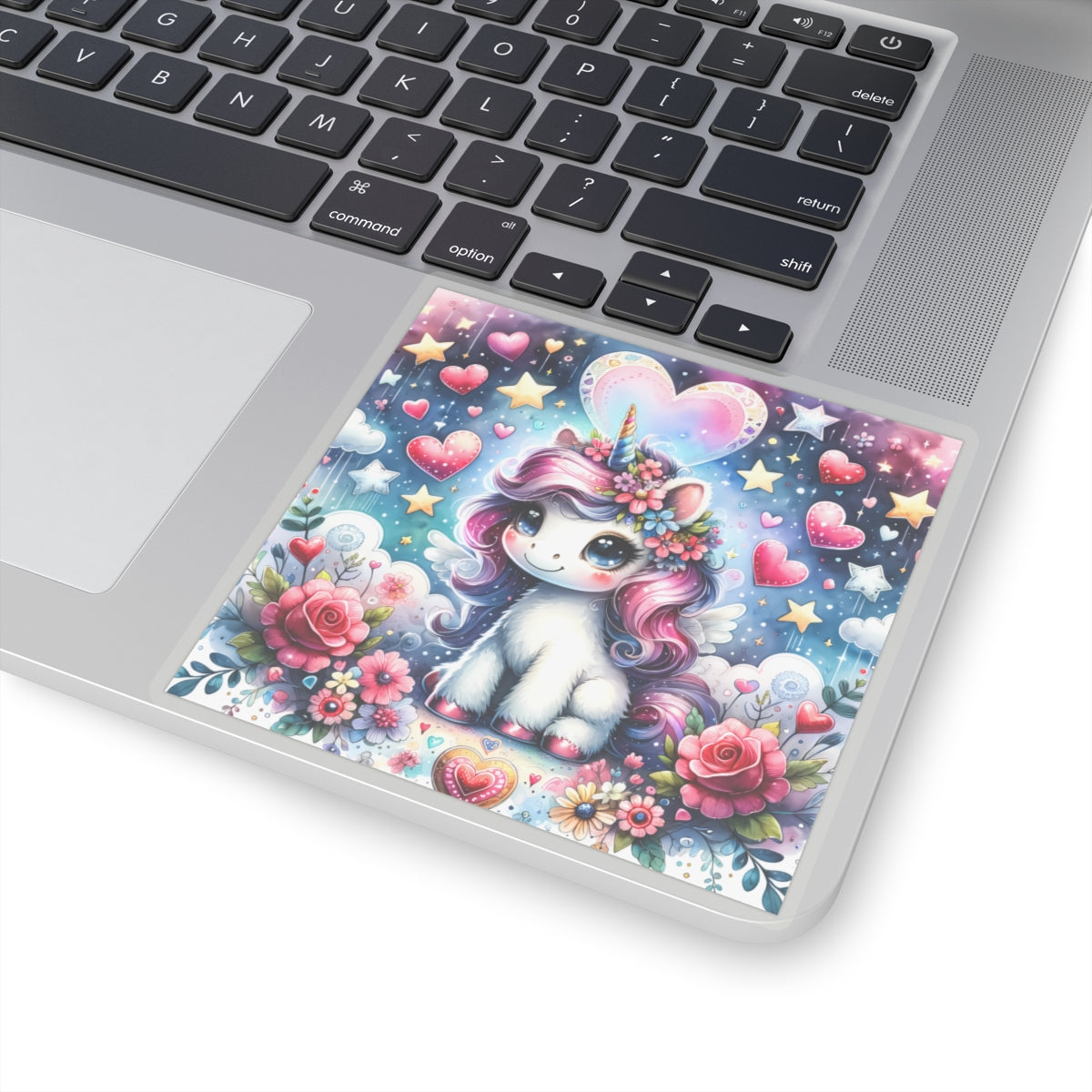 Magical Unicorn Love Kiss-Cut Sticker-My Bright Side Clothing