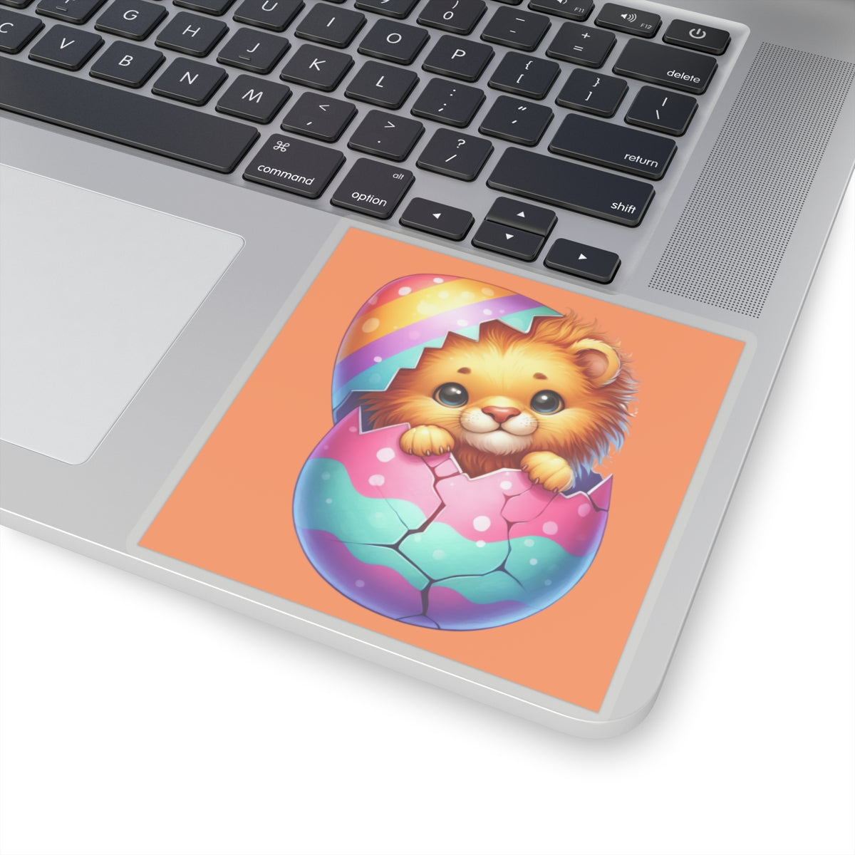 Cute and Sweet Little Tiger Easter Egg -Kiss-Cut Sticker-My Bright Side Clothing