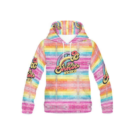 Rainbow Grunge Bright Life Logo Children's Hoodie-My Bright Side Clothing