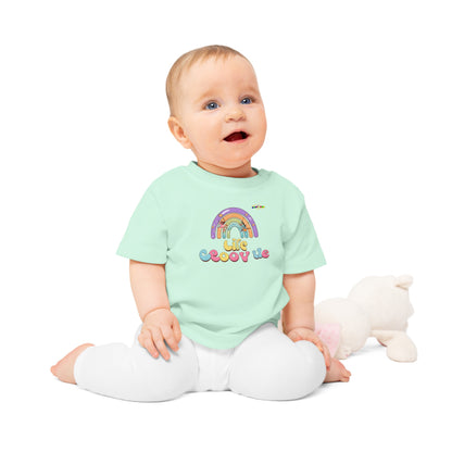 Cute Groovin Life Rainbow Logo Baby T-Shirt -MyBrightSideClothing