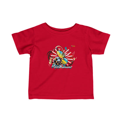 Cute Loving Sports Logo Infant Fine Jersey Tee-My Bright Side Clothing