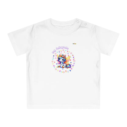 Cute My Fairy tale colourful baby unicorn logo Baby T-Shirt-My Bright Side Clothing