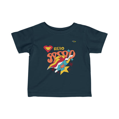 Cute Everyday Love Hero Logo Infant Fine Jersey Tee-MyBrightSideClothing