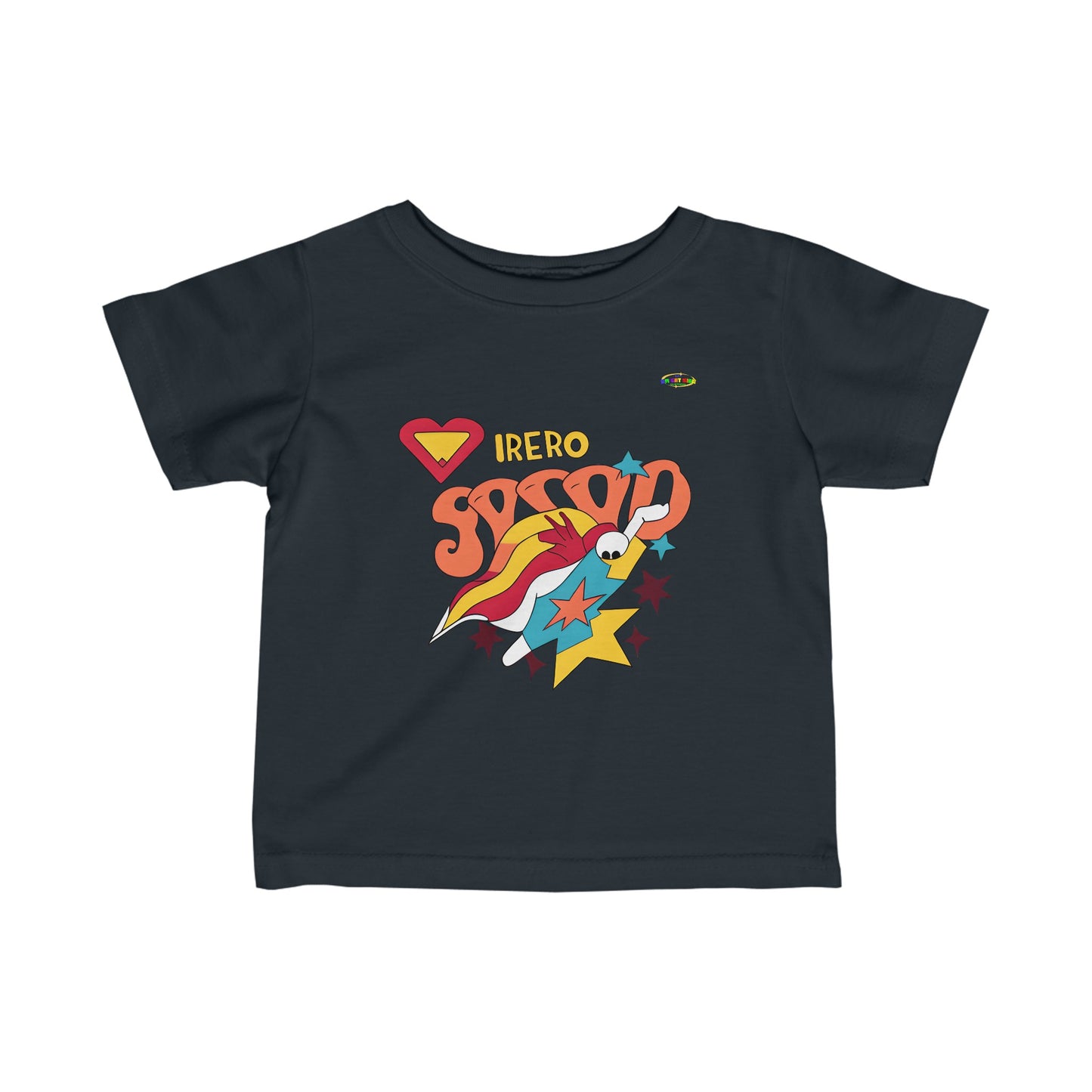 Cute Everyday Love Hero Logo Infant Fine Jersey Tee-MyBrightSideClothing