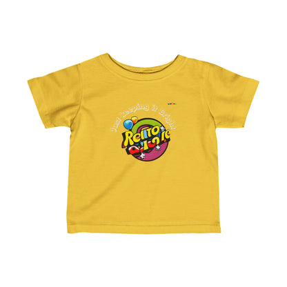 Cute keeping it Bright Rainbow Logo Infant Fine Jersey Tee-My Bright Side Clothing