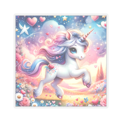 Magical Unicorn Love Kiss-Cut Sticker-My Bright Side Clothing