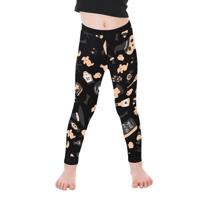 All-Over Print Girls Halloween Pattern Leggings - Limited Edition