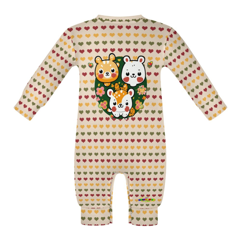 Cute Cartoon Animals Baby Romper-My Bright Side Clothing