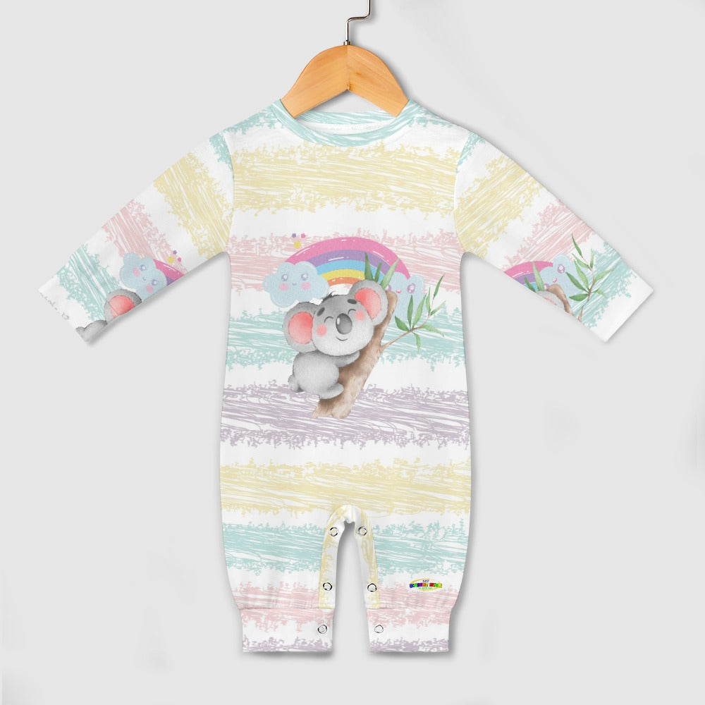 Cute Rainbow Kola Baby Romper-My Bright Side Clothing